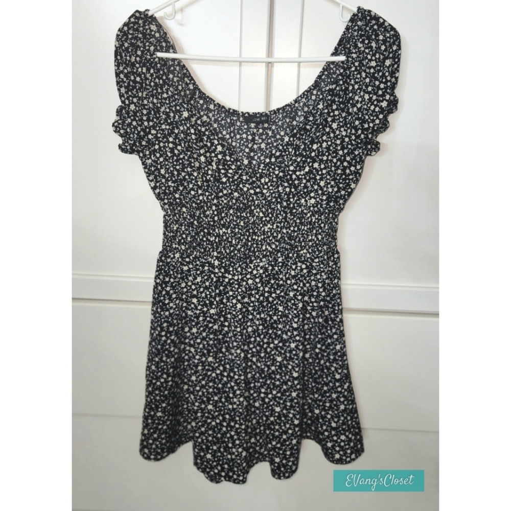 Black Floral Romper